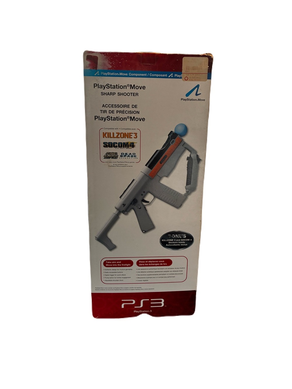 Sony PS3 PlayStation Move Sharp Shooter New Sealed Box Damage